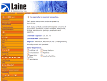 Tablet Screenshot of ericlaine.com